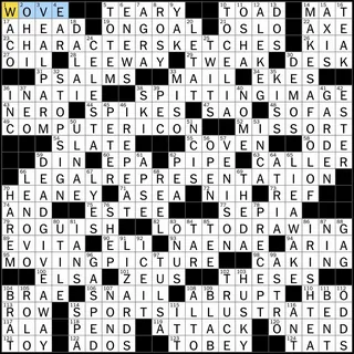 euphoria or glee nyt crossword