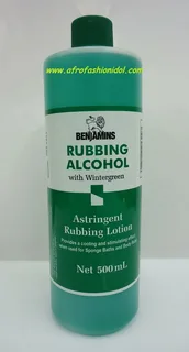 rubbing alcohol